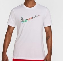 Men’s White Short Sleeve T-Shirt – Casual Crew Neck Tee – Size Large - $599.09 MXN