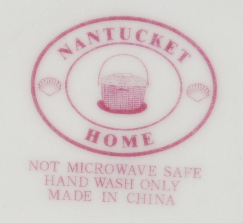 Nantucket Home Cup & Saucer Butterflies Flowers Pansy Pink Phlox Item image 5