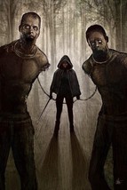 Nathan Szerdy SIGNED AMC Art Print Walking Dead ~ Michonne Pet Zombies on Chains - £18.56 GBP