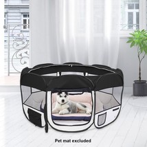 Portable Foldable Pet Playpen Exercise Pen Folding Crate Dog Kennel Pet ... - £52.74 GBP