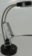 Portfolio 1237436 Desk Lamp LED Black Silver CORDED Package 1 image 1