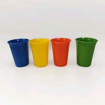 Tupperware Kids Tumblers Cups 7-oz Primary Colors Red Blue Green Yellow ... - $9.85