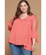 Solid Woven Babydoll Blouse - $34.55