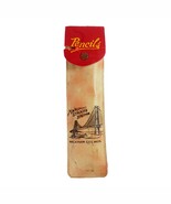 Vtg Mackinac Straits Bridge Island MIchigan Pencil Pouch Souvenir Antique - $183.84 MXN