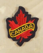 Embroidered Green Maple Leaf Canada Sew-on Patch - £3.09 GBP