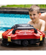 Cordless Robotic Pool Vacuum Cleaner Automatic Self-Parking LED Indicato... - £117.27 GBP