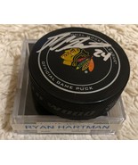 RYAN HARTMAN Signed Auto Official NHL Game Hockey Puck - £46.71 GBP
