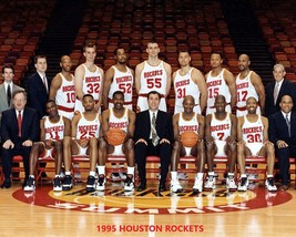 1995 Houston Rockets Team 8X10 Photo Picture Basketball Nba - $4.94