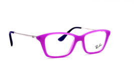 New RAY-BAN Junior RB1540 3620 Violet Matte Eyeglasses Authentic Frame 46-14 - £34.74 GBP