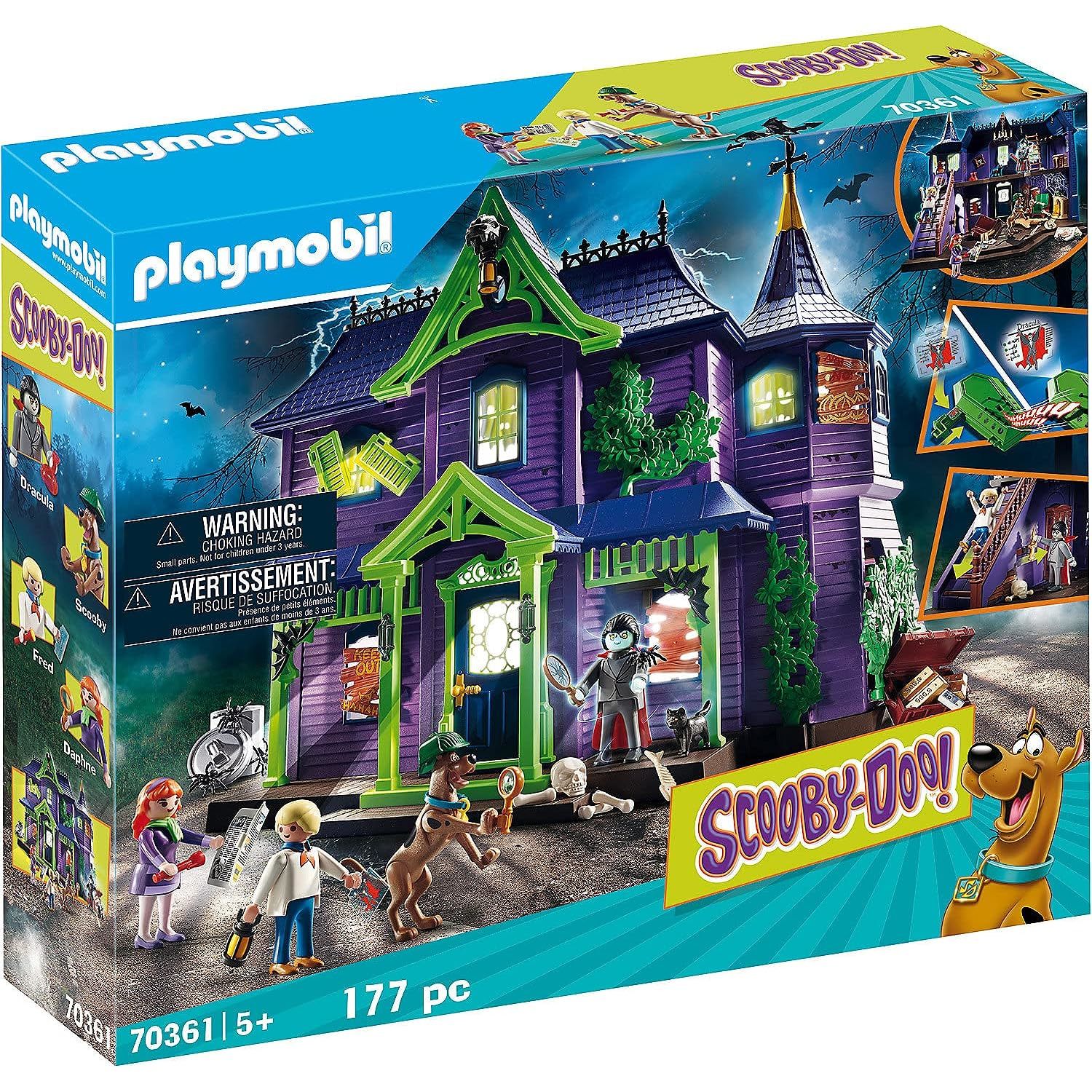 Playmobil Scooby-DOO! Adventure in The Mystery Mansion Playset - $159.59