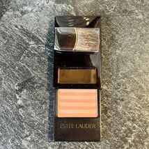 NEW Estee Lauder 213 ROSEWOOD Tender Blush W Mirror &amp; Brush Travel Size - $14.99