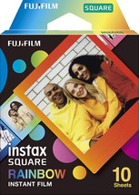 Fujifilm Instax Square Rainbow Film - 10 Exposures (16671320) - £35.23 GBP