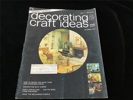 Decorating &amp; Craft Ideas Magazine November 1973 Christmas Cards, Decor w/Copper - $10.00