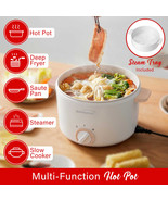 Brentwood 3.2-Qt. Multi-Function Electric Hot Pot Cooker with Food Steam... - $67.90 CAD