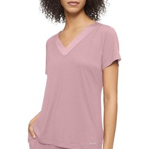 Calvin Klein Women&#39;s Ultra Soft Sleep Tee Pink B4HP - $19.95