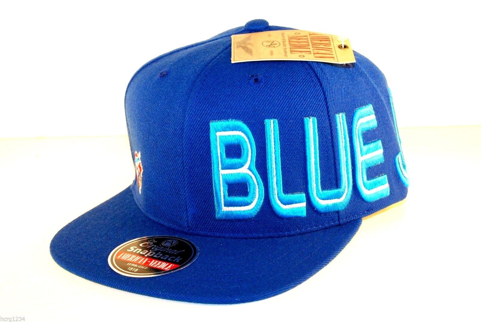 Toronto Blue Jays American Needle MLB Baseball Dual Logo Cap Snapback Hat - $22.75