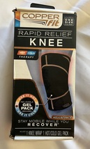 Copper Fit Unisex Adult Rapid Relief Knee Wrap with Hot/Cold Therapy - £15.69 GBP