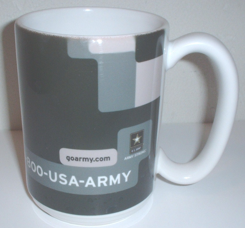 US Army &quot;Army Strong&quot; ceramic coffee mug goarmy.com - $15.00