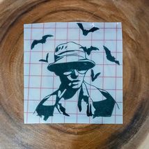 Raoul Duke 5" Black Vinyl Decal Fear and Loathing Inspired Fan Sticker - $5.94