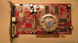 Vintage HIS ATI Radeon 9550 AGP 128MB 128-bit Graphic Card - £17.82 GBP