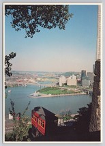 Duquesne Incline Mt Washington Pittsburgh Pennsylvania Scenic View Postcard - $14.45