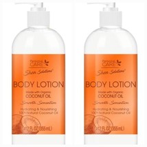 2 BOTTLES Of   Personal Care Shea Solutions Body Lotion Coconut Oil   12 fl. oz. - £11.16 GBP