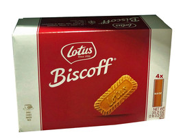 Lotus Biscoff Europe&#39;s Favorite Cookie 4 Packs (128 Cookies / 35.2oz Total)  - £16.32 GBP