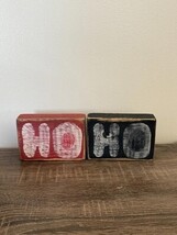 Set of 2 Wooden Holiday Blocks with 'HO HO' Design - $214.97 MXN Set of 2 Wooden Holiday Blocks with 'HO HO' Design - $214.97 MXN