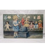 1994 Diamond Dyes A Busy Day In Dollville Tin Sign 16&quot; X 10&quot; - €12,79 EUR