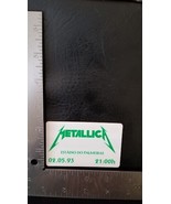 METALLICA  - VINTAGE MAY 02, 1993 SAN PAULO BRAZIL CONCERT DEBIT CARD - $15.00