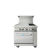 36&quot; Range  24″ Griddle on Left &amp; 2 Burners Right, Full Oven, Free Liftga... - £2,024.76 GBP