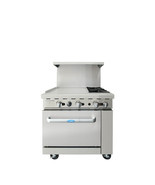 36&quot; Range  24″ Griddle on Left &amp; 2 Burners Right, Full Oven, Free Liftga... - $3,811.80 CAD