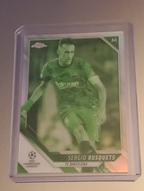 2021-22 Topps Chrome UCL Night Vision Refractor /225 Sergio Busquets #42 - £3.13 GBP