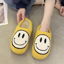 New Smiley Face Slippers Women House Slippers Happy Face Slippers Smiley Face So - £18.89 GBP