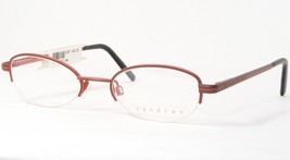 Xandres 7 C.2 Brown /Red Unique Rare Eyeglasses Glasses Metal Frame 49-19-135mm - $94.04