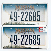2010 United States Montana Park County Passenger License Plate 49 22685 - £20.28 GBP