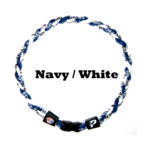 Boys Girls Kids T-Ball Tee-Ball Baseball Tornado Necklace Navy Blue White 16&quot; - £7.11 GBP