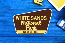 White Sands National Park New Mexico Sticker 3.75&quot; Vinyl Decal - £4.34 GBP