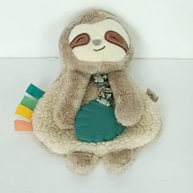 Itzy Ritzy Lovey Sloth Plush w/ Silicone Teether Toy Newborn Baby Plush Stuffed - £15.81 GBP