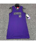 Sacramento Kings Bibby #10 Jersey Shirt Youth Girl Large 14 Reebok Purpl... - $26.35 CAD