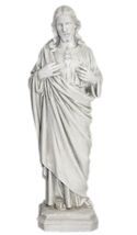 Sacred Heart Jesus Christ Christian Catholic Statue Sculpture 16" - $137.61