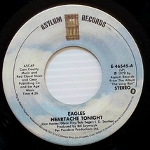 Eagles - Heartache Tonight / Teenage Jail [7&quot; 45 rpm Single] Asylum E-46545 - £3.63 GBP
