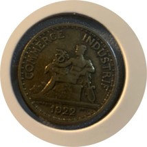 1922 France  Coins 2 FRANCS Vintage Coin VF - £5.81 GBP