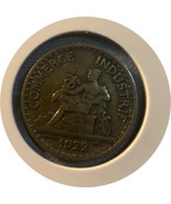 1922 France  Coins 2 FRANCS Vintage Coin VF - £5.71 GBP