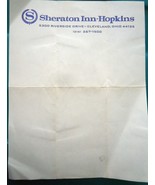 Vintage Sheraton Inn Hopkins Ohio Note Paper With Note Written On The Back - €1,69 EUR