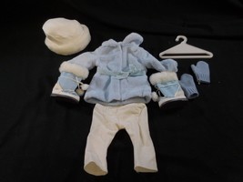 My American Girl Doll SNOW FLURRY Outfit  Hat Coat Pants Boots Mittens Hanger - £30.55 GBP