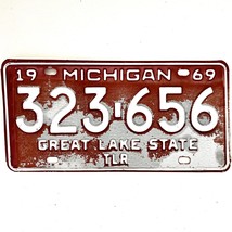 1969 United States Michigan Great Lakes Trailer License Plate 323-656 - £14.70 GBP