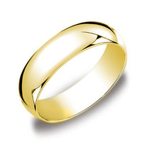 4mm 14k Yellow Gold Over 925 Sterling Silver Men&#39;s Wedding Band Ring Siz... - $21.49