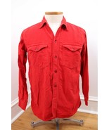 Black Sheep Brand M Red Chamois Cloth Flannel Hunting Shirt Schoellkopf - £19.50 GBP