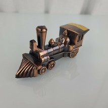 Vintage Metal Brass Copper Train Steam Engine 1880 Hill City SD Made in ... - $365.87 MXN